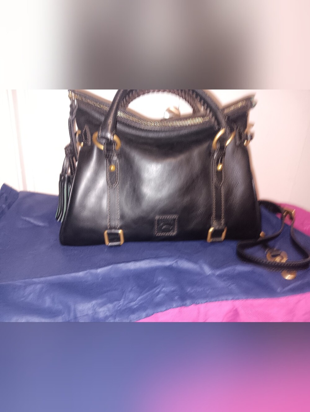 Dooney Bourke Florentine Satchel Black